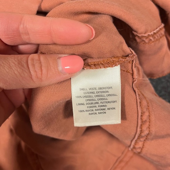 Anthropologie Holding Horses Comfy Boho Shirt Dress Rose Pink High Low Sz 8 - Picture 7 of 12